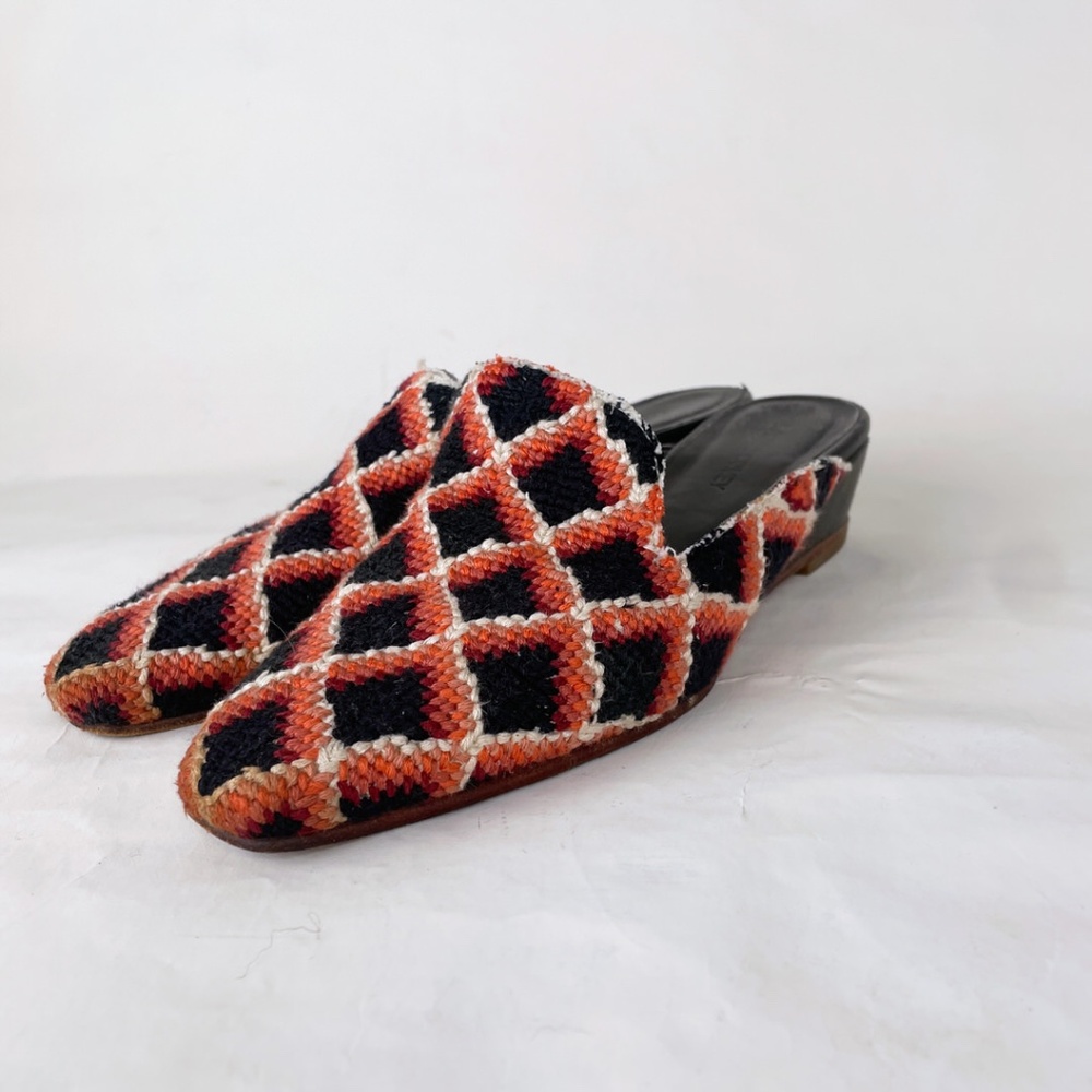 Rachel Comey Needlepoint Wald Wedge Mule Shoe Size 6 - Picture 7 of 16